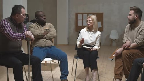 Adults Attending a Mental Health Support Group Session