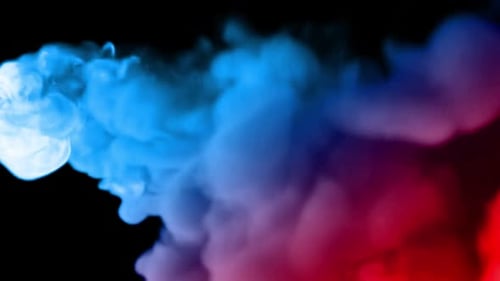 Vibrant Fluid Smoke Ink Abstract Motion Background