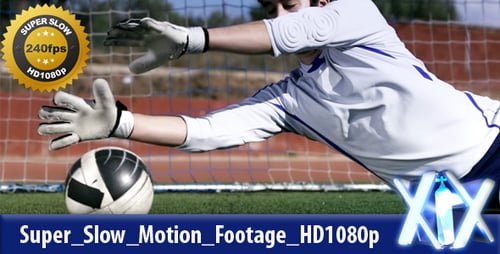 Soccer Goalkeeper Diving to Catch the Ball