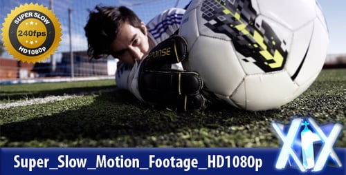 Agile Goalkeeper Makes Incredible Soccer Save in Slow Motion