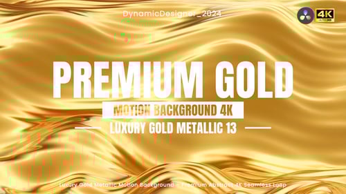Elegant Gold Metallic Abstract Motion Backgrounds Pack