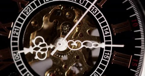 Clockwork Precision: Watch Mechanism in Close Up
