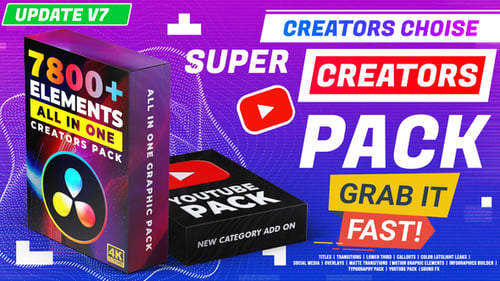 Super Creators Pack (7800+ Elements)