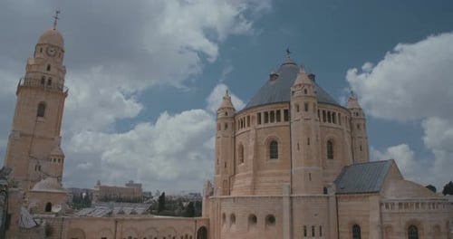 The Dormition Abbey in old city of Jerusalem, Israel