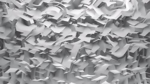 Abstract White Paper Motion Background Animation