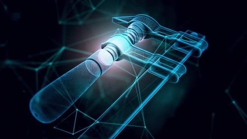 Table Clamp Hologram Close Up Hd
