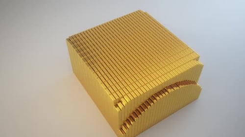 Dynamic Gold Bars Building a Solid Block