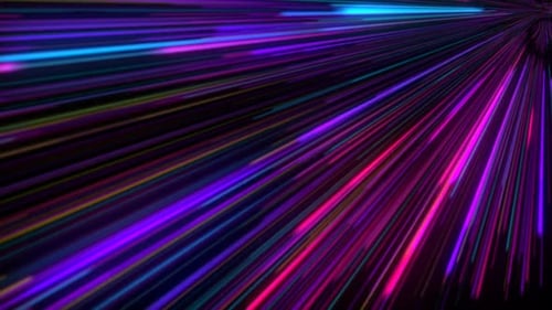 Speed Light Lines Abstract Background Loop