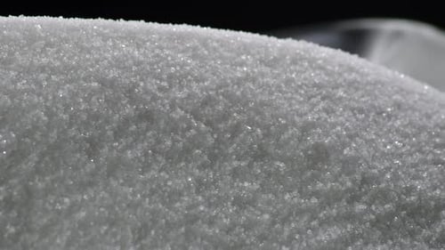 Mountain of White Sugar Refined