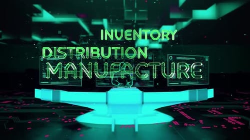 Futuristic Digital Supply Chain Management Technology Opener