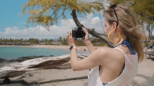 Touriste prenant des photos