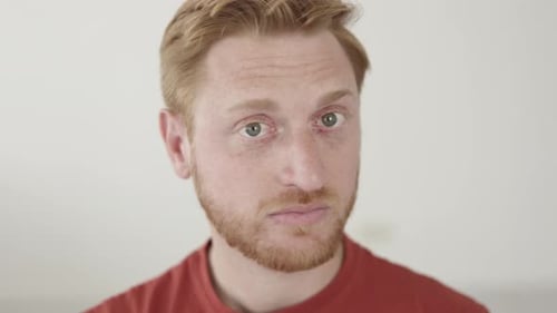 Man Pulling Funny Faces