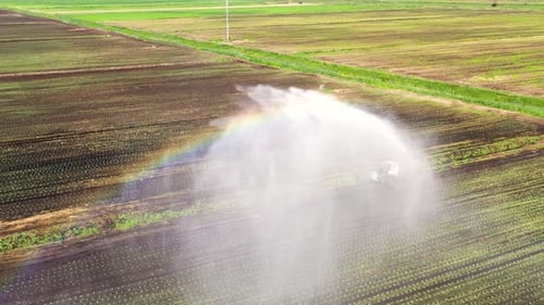 Irrigation System on Agricultural Land