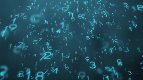 Large Numeric Characters with Matrix Style