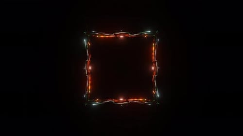 Abstract Kaleidoscope Patterns Animation Geometric Colorful Background