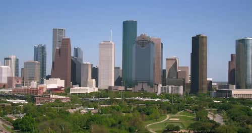 Aerial View of the Houston, Texas, Skyline