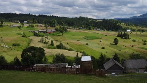 Picturesque Ukrainian Village
