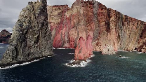 Dramatic Cliffs and Rock Formations Meet the Ocean
