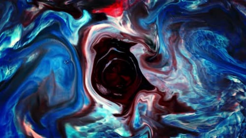 Abstrakte bunte Tusche Kunst 104