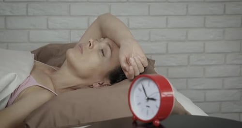 Woman with Problems at Night