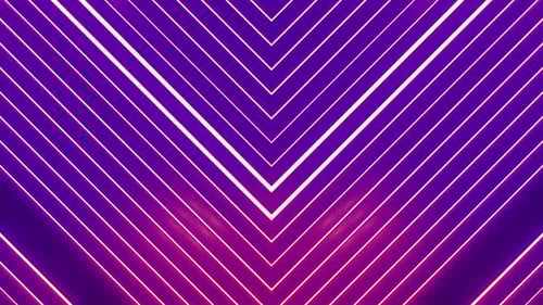 Dynamic Glowing Chevron Lines Abstract Background Loop