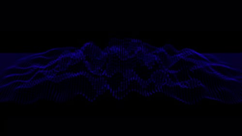 Waves Data Abstract Background
