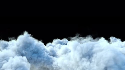 Realistic Flowing Fog Clouds Transition Effect