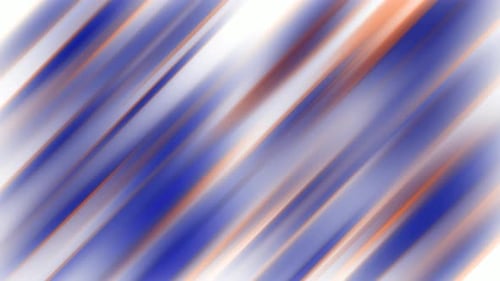 Fluid Blue and Orange Diagonal Lines Motion Background