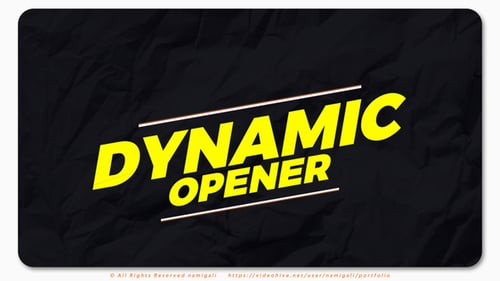Fast Glitch Text Opener with Dynamic Typography