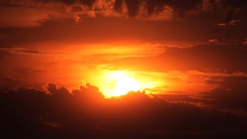 Clouds And Sun Timelapse
