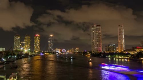 Colorful City Night