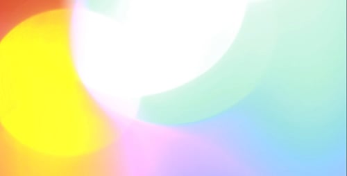 Pastel Colored Abstract Background with Blurred Lights