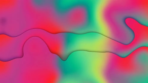 Vibrant Fluid Abstract Shapes Morphing Background Animation Loop