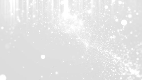 Shimmering White Light Particles Falling Loop