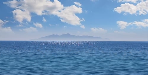 Wolken über dem Meer