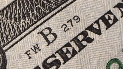 Macro Beaucoup de billets de 100 dollars américains