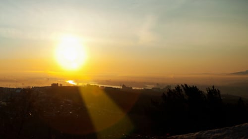 Sunrise Above the City