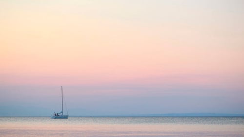 Yacht at Sunset