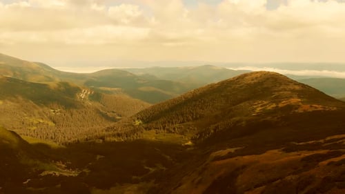 Mountain View on a Beautiful Summer Day