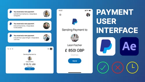 Payment App UI Animation