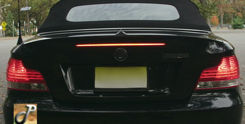 Back of Sports Car