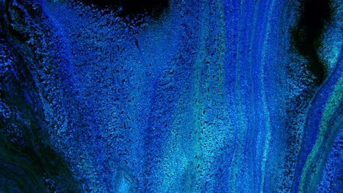 Abstract Blue and Turquoise Swirling Background