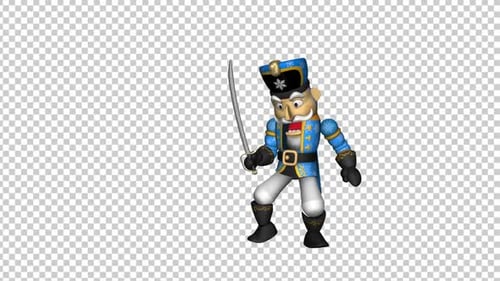 Dancing Nutcracker - Christmas Twist - Transparent Loop