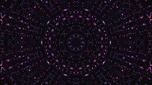 Abstract Glowing Purple Pink Radial Particle Loop Background