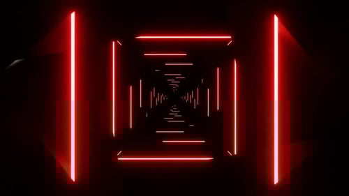 Red Neon Tunnel