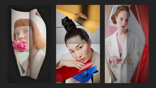 Vertical Looping Flip Slideshow