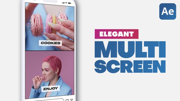 Stylish Split Screen, Elements ft. split-screen & split screen - Envato