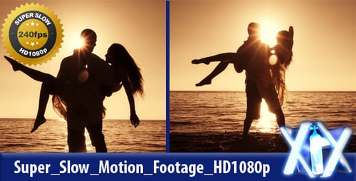 Romantic Couple Enjoying Tropical Sunset on Beach