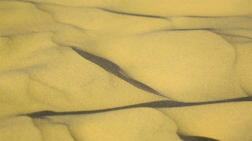Golden Sand Dunes Abstract Desert Landscape