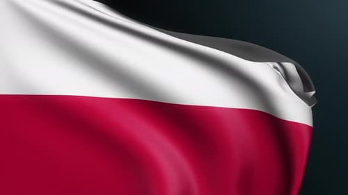 Polen-Flagge Warschauer Zeichen polnisches